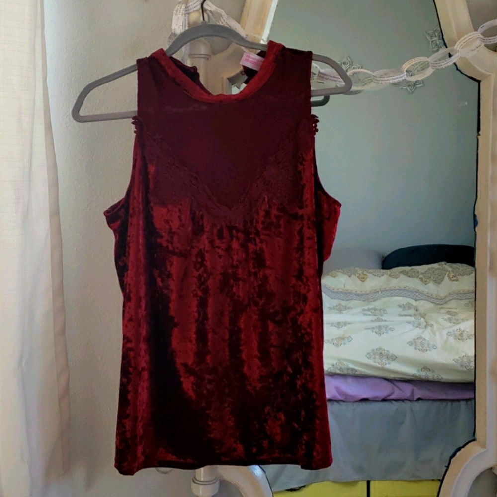 Velvet blouse